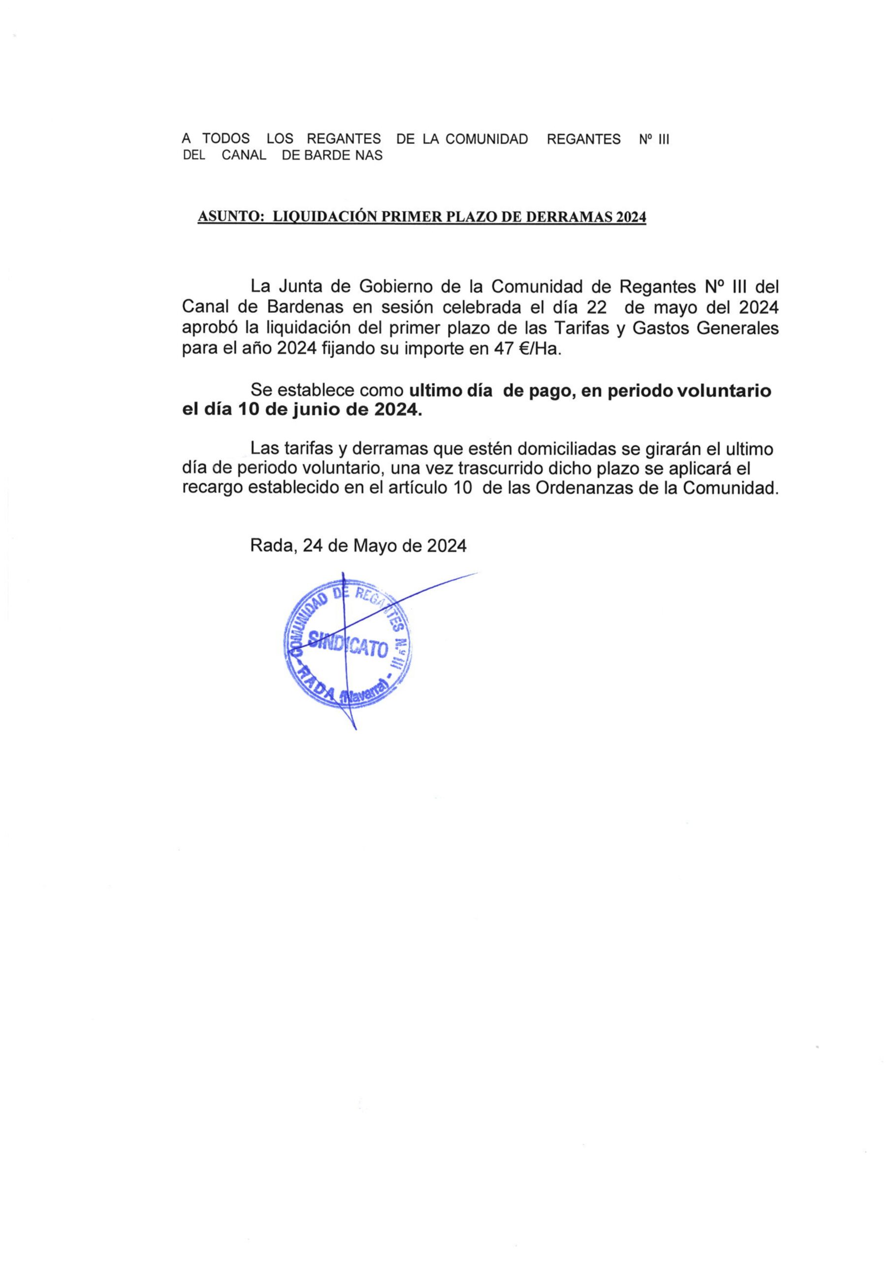 Circular Comunidad de Regantes