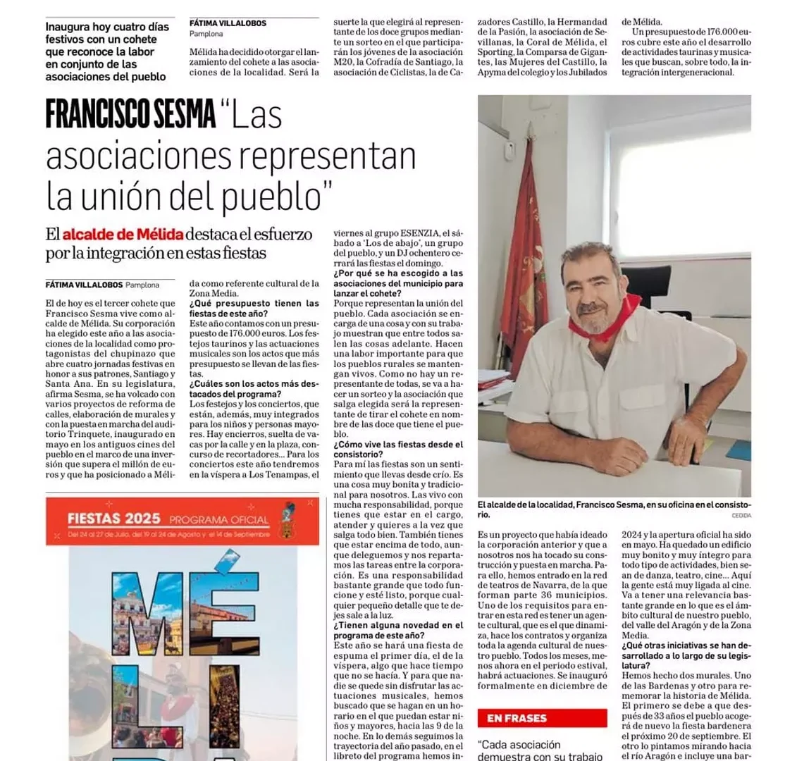 Noticia Mélida img