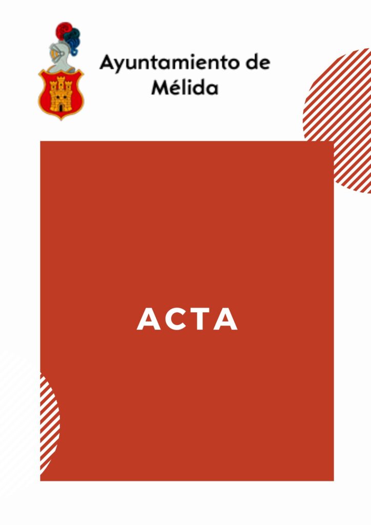 El Ayuntamiento de Mélida aprueba por unanimidad la resolución del contrato ...